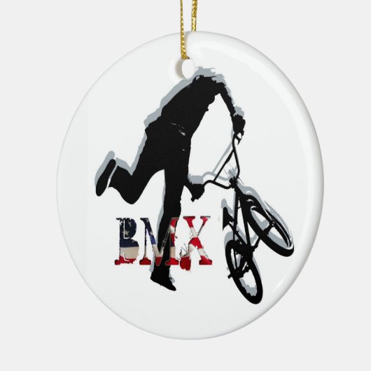 BMX American style 2, Copyright Karen J Williams Keramisch Ornament (Links)