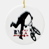 BMX American style 2, Copyright Karen J Williams Keramisch Ornament (Achterkant)