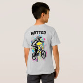 Bmx Apparel - Bmx T-Shirt Persoonlijke naam (Achterkant volledig)