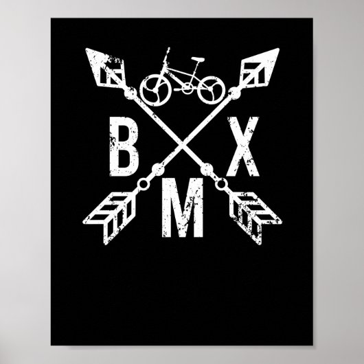 BMX Arrow Bike Motocross Stunt Freestyle Poster (Voorkant)