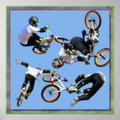 BMX Art, Copyright Karen J Williams Poster (Voorkant)