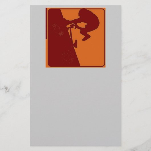 BMX-berijder Pop Art Briefpapier (Voorkant)
