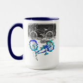 BMX Bicycle Sport Colored Reflection Mok (Links)