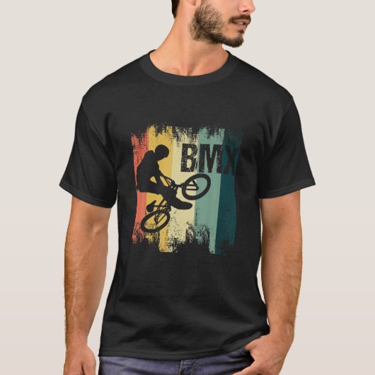 BMX Bicycle Stunt Cycling BMX Cyclist Bicyclist T-shirt (Voorkant)