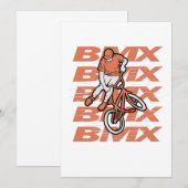 BMX Bike Biker Extreme Sport Mountain Bike Gift Kaart (Voorkant / Achterkant)