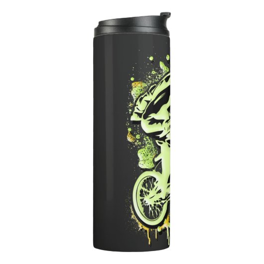 Bmx Bike - Bmx Apparel - Bmx Thermal Tumbler Thermosbeker (Gedraaid links)