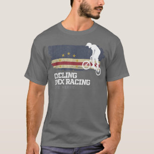 BMX Bike Cape Verde Flag Biking Cycling Racing BMX T-shirt
