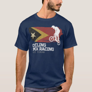 BMX Bike East Timor Flag Biking Cycling Racing BMX T-shirt