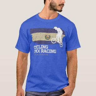 BMX Bike El Salvador Flag Biking Racing BM T-shirt