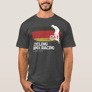 BMX Bike Germany Flag Biking Cycling Racing BMX 3 T-shirt