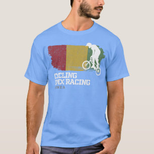 BMX Bike Guinea Flag Biking Racing BMX T-shirt