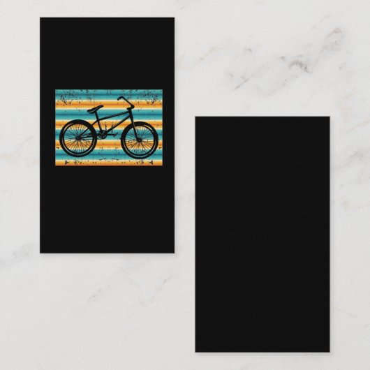  BMX Bike Racer Cycling Fan Visitekaartje (Voorkant / Achterkant)