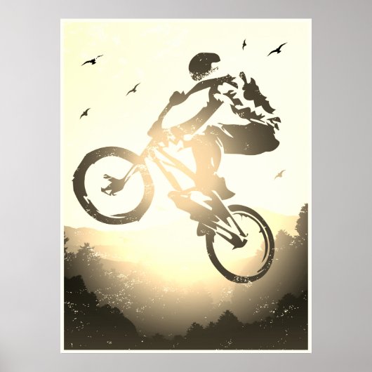  Bmx Bike - Retro Bmx Poster afdrukken (Voorkant)