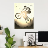  Bmx Bike - Retro Bmx Poster afdrukken (Thuiskantoor)