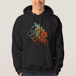 BMX Bike  Retro Style BMX Fietsfiets Cycl Hoodie