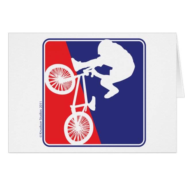 BMX Bike-rider (Voorkant Horizontaal)