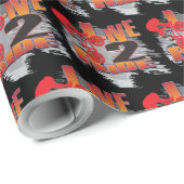 BMX Bike Rider Cadeaupapier (Rol Hoek)