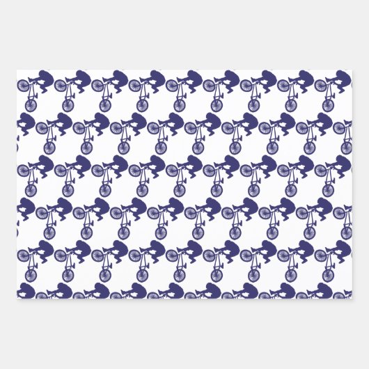 BMX Bike Rider Inpakpapier Vel (Voorkant)