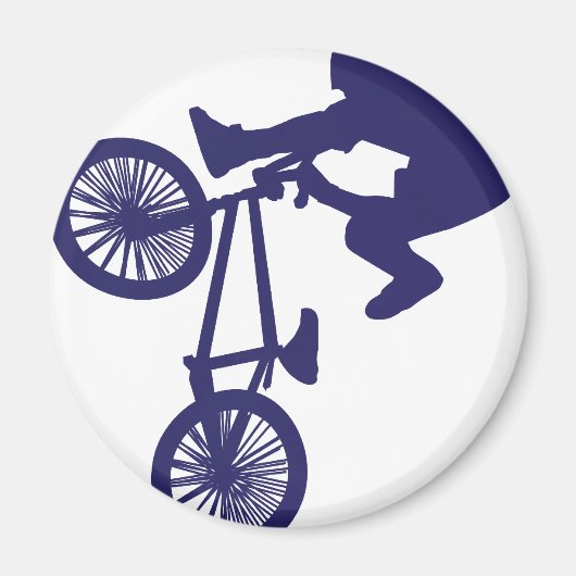 BMX BIKE RIDER MAGNEET (Voorkant)