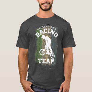 BMX Bike Sierra Leone Flag Biking Racing B T-shirt