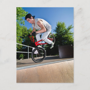 BMX Bike Stunt Briefkaart