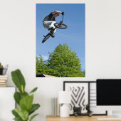 BMX Bike Stunt Poster (Thuiskantoor)