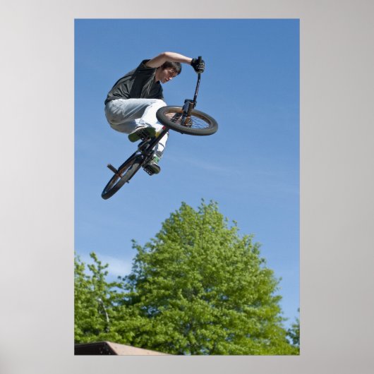 BMX Bike Stunt Poster (Voorkant)
