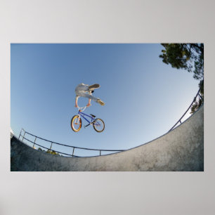 BMX Bike Stunt staart whip Poster