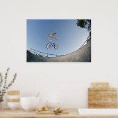 BMX Bike Stunt staart whip Poster (Keuken)