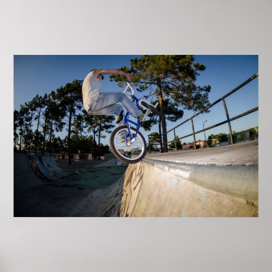 BMX Bike Stunt tap Poster (Voorkant)