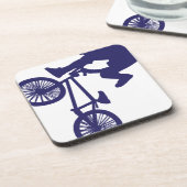 BMX Biker Bier Onderzetter (Linkerzijde)