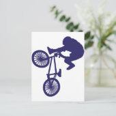 BMX Biker Briefkaart (Staand voorkant)