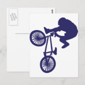 BMX Biker Briefkaart (Voorkant / Achterkant)