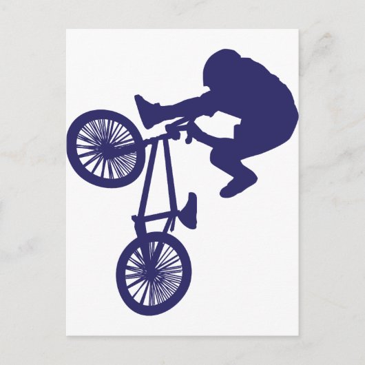 BMX Biker Briefkaart (Voorkant)