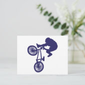 BMX Biker Briefkaart (Staand voorkant)