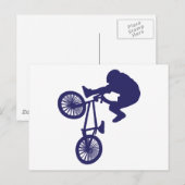 BMX Biker Briefkaart (Voorkant / Achterkant)