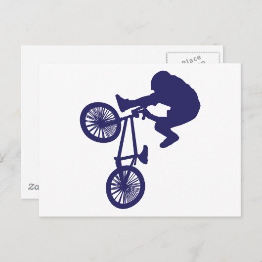 BMX Biker Briefkaart (Voorkant / Achterkant)