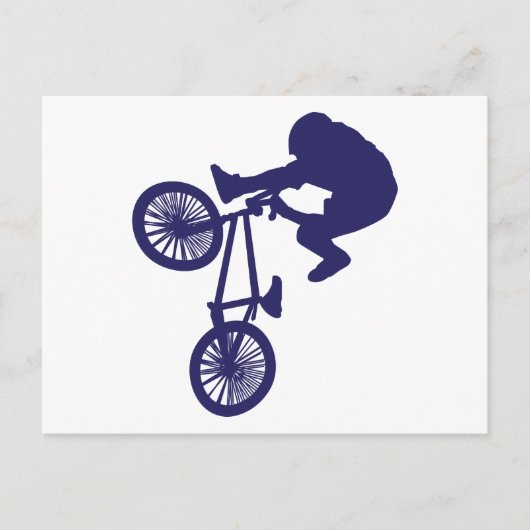 BMX Biker Briefkaart (Voorkant)