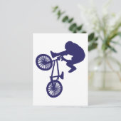 BMX Biker Briefkaart (Staand voorkant)
