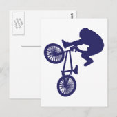 BMX Biker Briefkaart (Voorkant / Achterkant)
