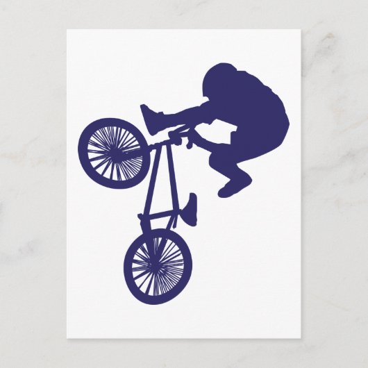 BMX Biker Briefkaart (Voorkant)