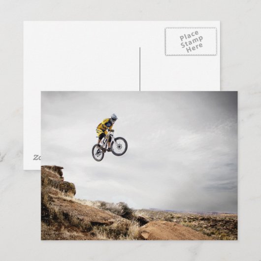 BMX Biker Briefkaart (Voorkant / Achterkant)