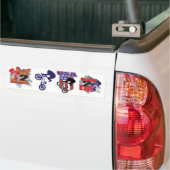 BMX Biker Bumpersticker (Op Truck)