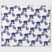 BMX-Biker Cadeaupapier (Vlak)