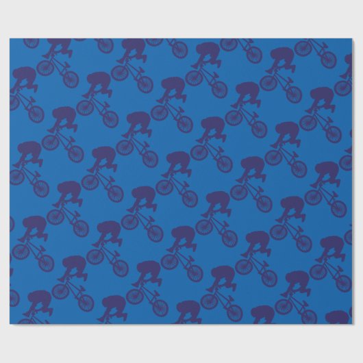 BMX-Biker Cadeaupapier (Vlak)