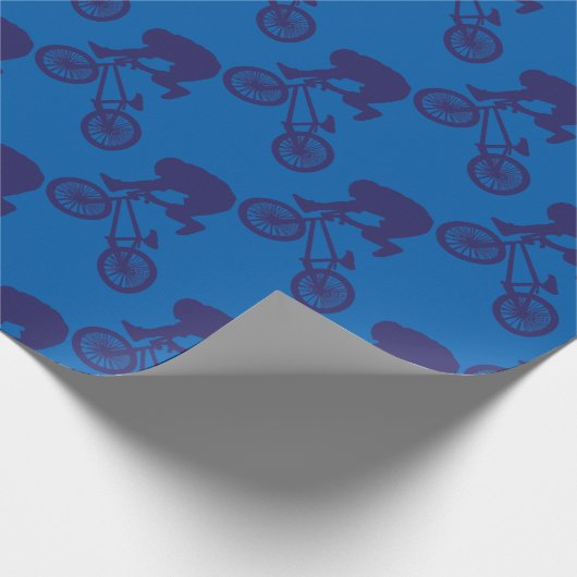 BMX-Biker Cadeaupapier (Hoek)