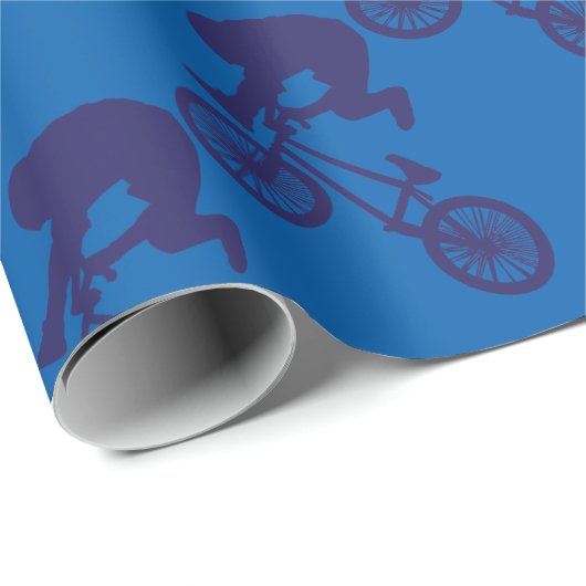 BMX-Biker Cadeaupapier (Rol Hoek)