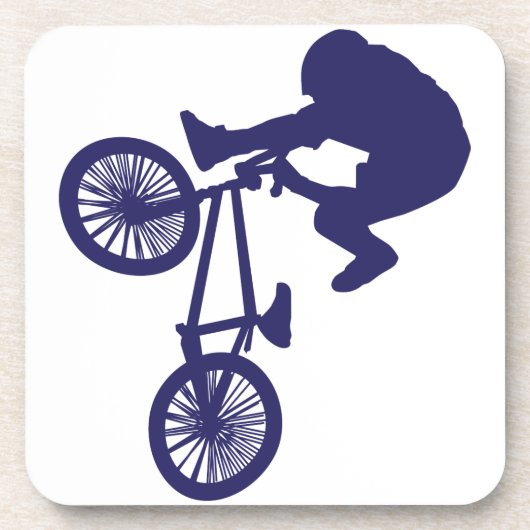 BMX Biker Drankjes Onderzetter (Voorkant)