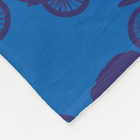 BMX-Biker Fleece Deken (Hoek)