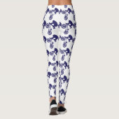 BMX Biker hoog in de lucht Leggings (Achterkant)